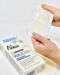Nair Hair Remover Wax Ready Strips for Legs & Body, No Mess Waxing Kit for Hair Removal, 6-pack Wax Strips, 40ct Each Wax Kit