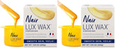 Nair Lux Wax, Microwaveable Hot Waxing Kit for Women, Stripless Hair Removal for Legs, Underarms, Bikini at Home, Proven Effective on Short Hair, 1 Count, 7.05 Oz (Pack of 2)